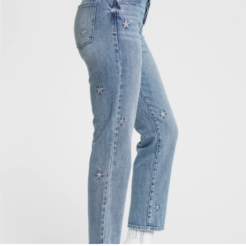 Pistola embroidered star jeans
